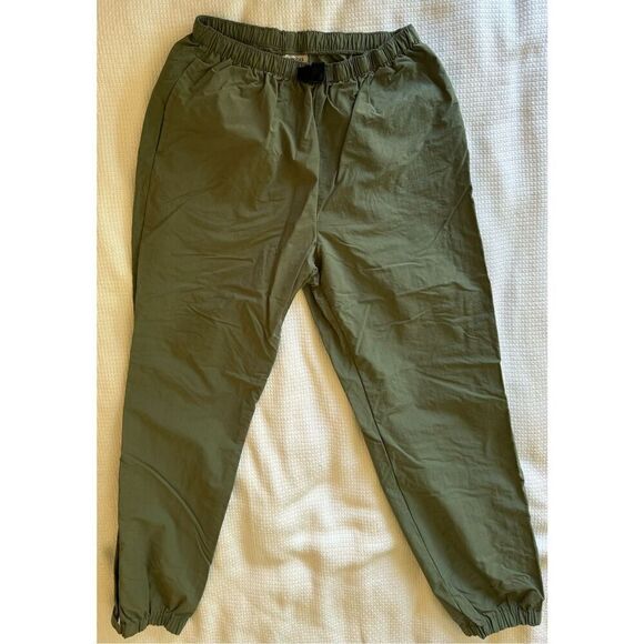 Columbia Sportswear Windbreaker Waterproof Hiking Olive Joggers Men's L - Picture 1 of 8